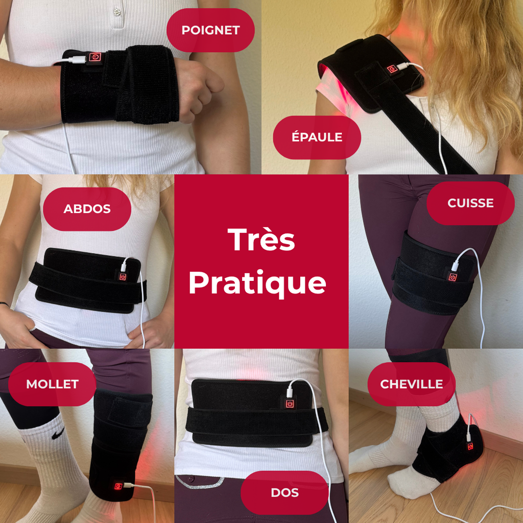 Ceinture de thérapie par la lumière rouge et infrarouge